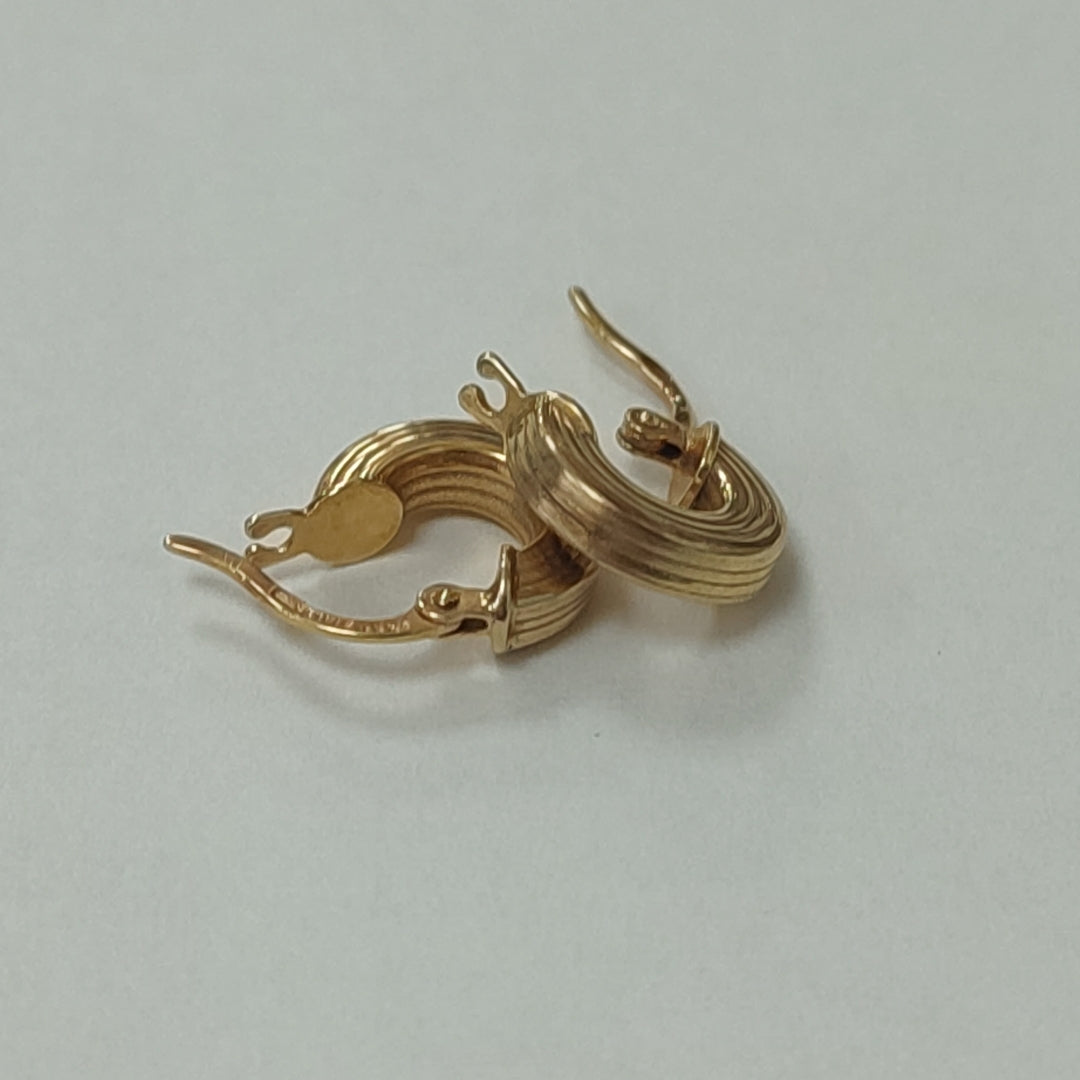 ARRACADAS PAR ORO 10 K 1,30 GRMS (SEMINUEVO)