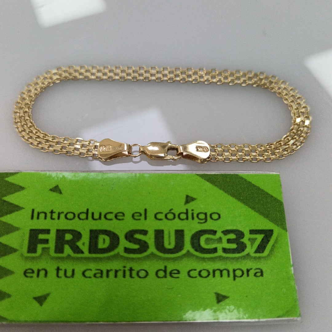 PULSERA ESPECIAL 14K 18 CM 4.7 GR (NUEVO)