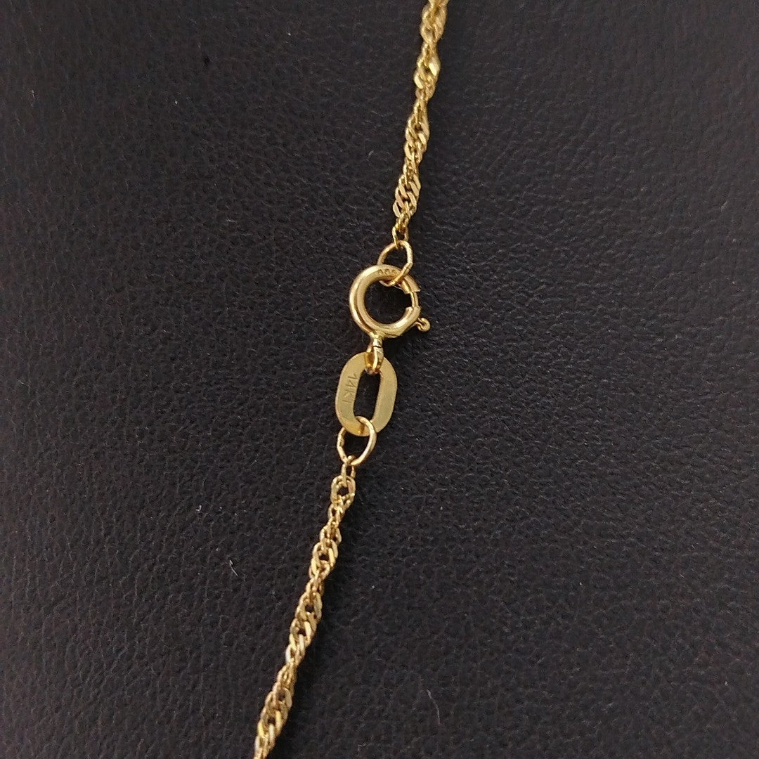 CADENA ORO 14 K 1.4 GRMS (SEMINUEVO)