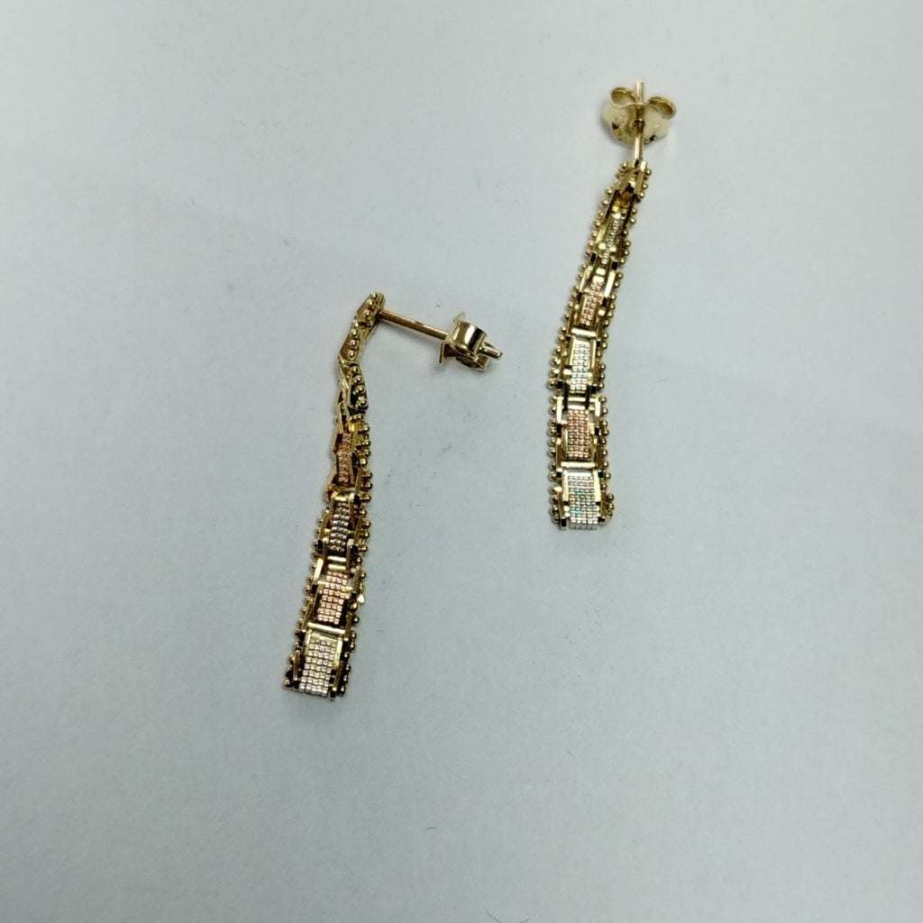 BROQUELES PAR ORO 14 K 2.7 GRMS (SEMINUEVO)