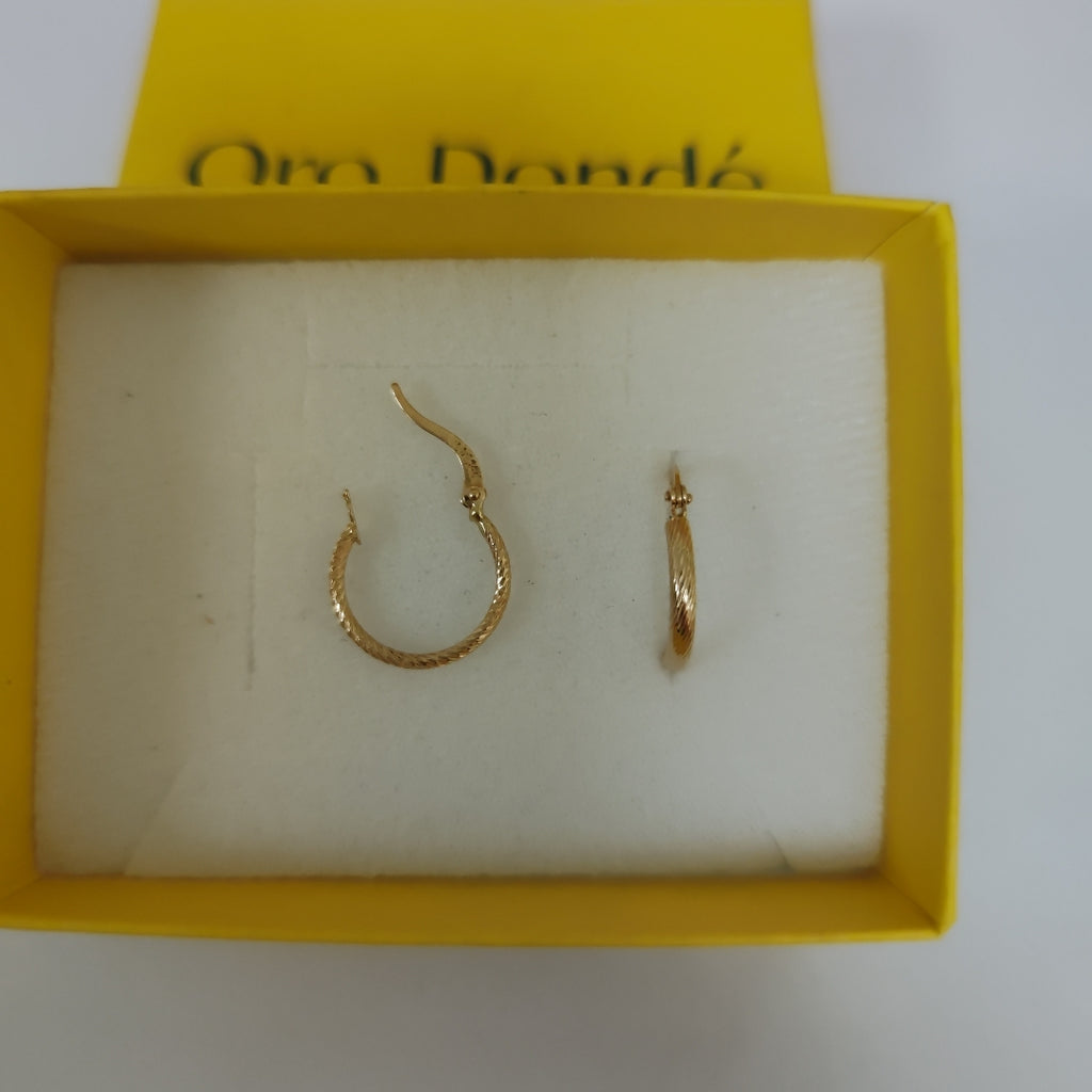 ARETES ARRACADAS 14K 1.2 GR (NUEVO)