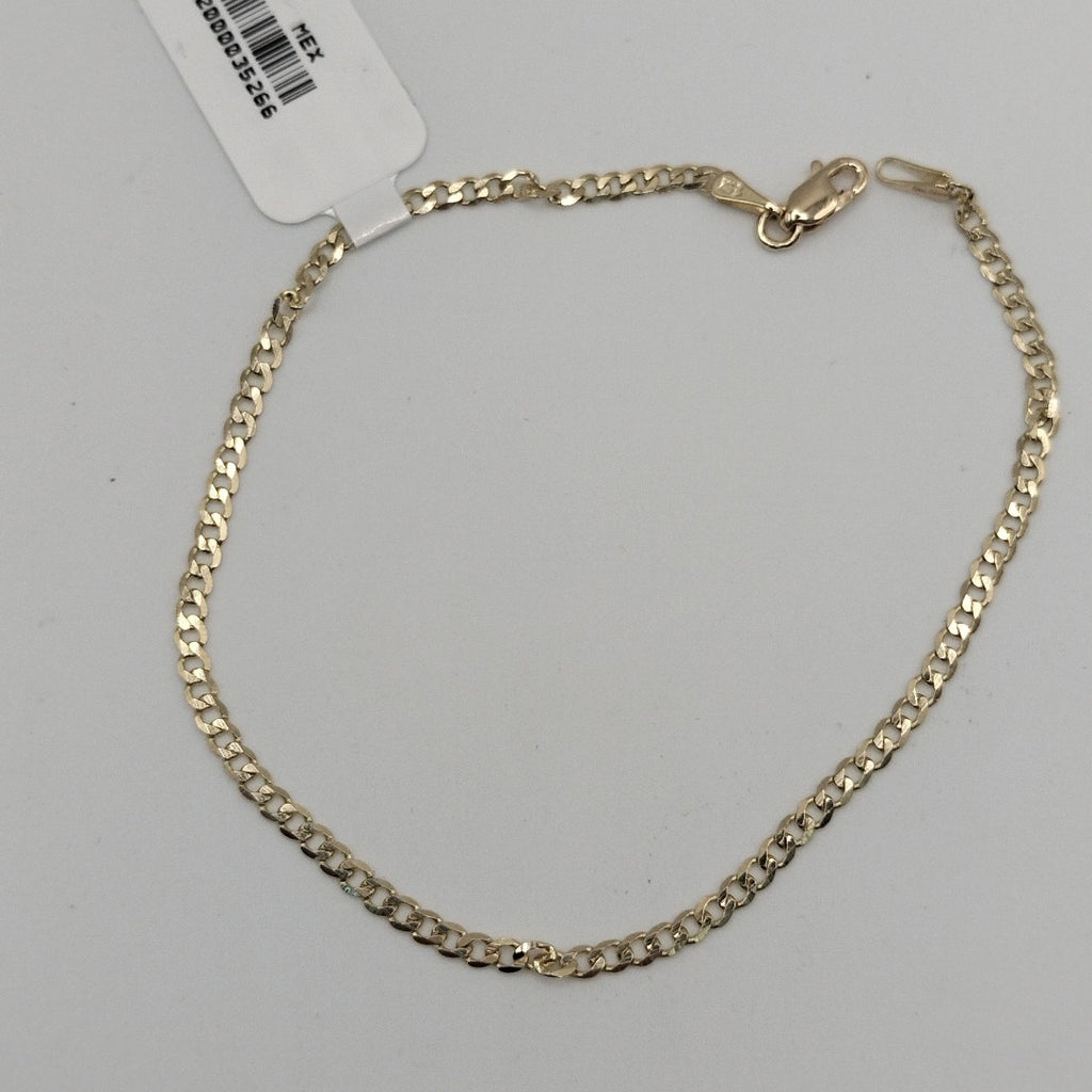 PULSERA BARBADA 14K 21 CM 2.2 GR (NUEVO)