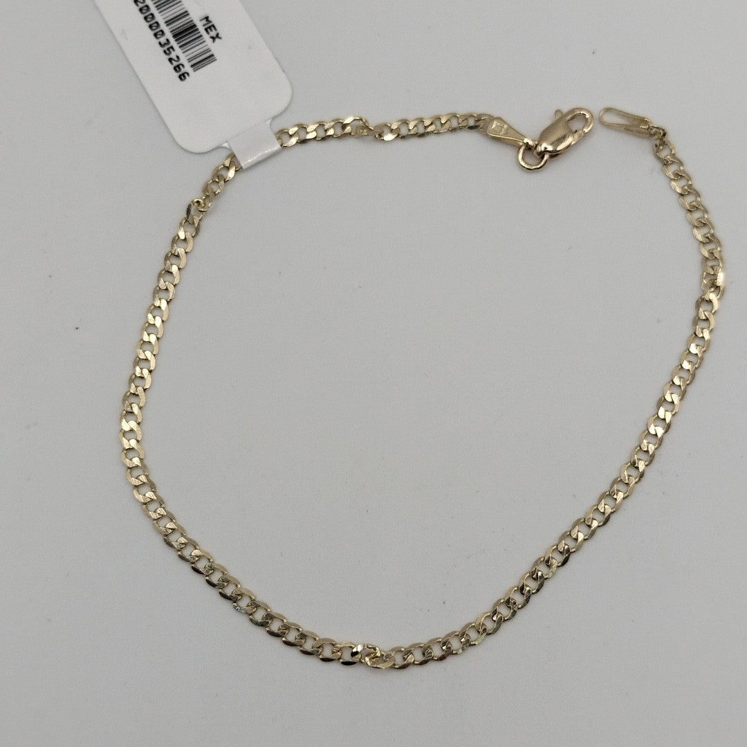 PULSERA BARBADA 14K 21 CM 2.2 GR (NUEVO)