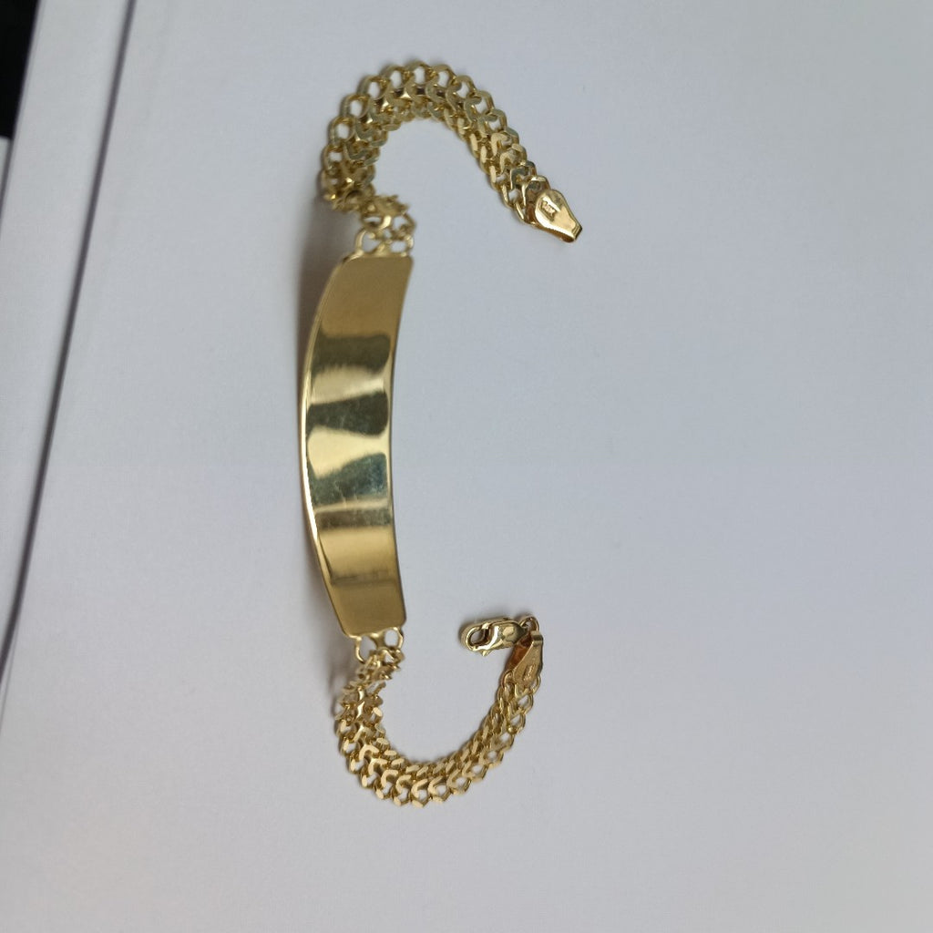 PULSERA ESCLAVA CHINO 14K 21 CM 9.8 GR (NUEVO)
