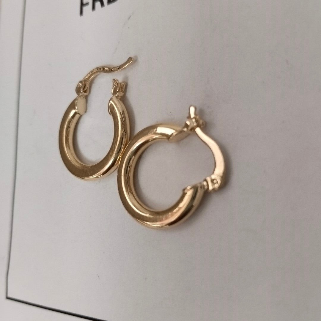 ARETES ARRACADAS 14K 1.6 GR (NUEVO)