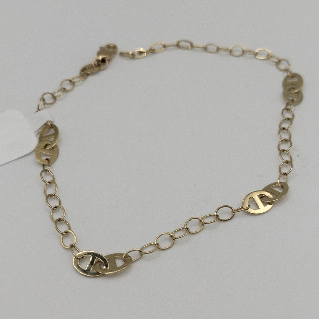 PULSERA ESPECIAL 14K 21 CM 1.9 GR (NUEVO)