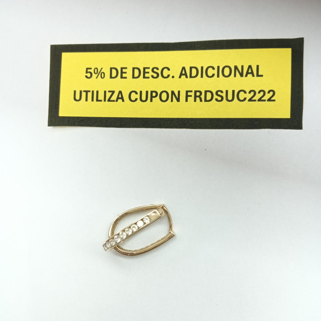ARETES PAR ORO 10 K 2.7 GRMS (SEMINUEVO)