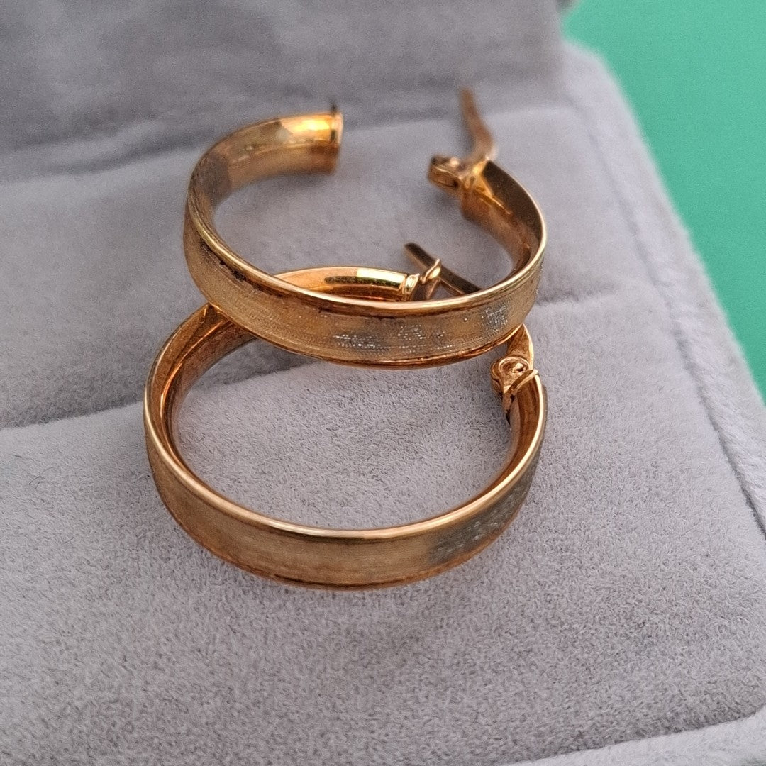 ARETES PAR ORO 14 K 2,00 GRMS (SEMINUEVO)