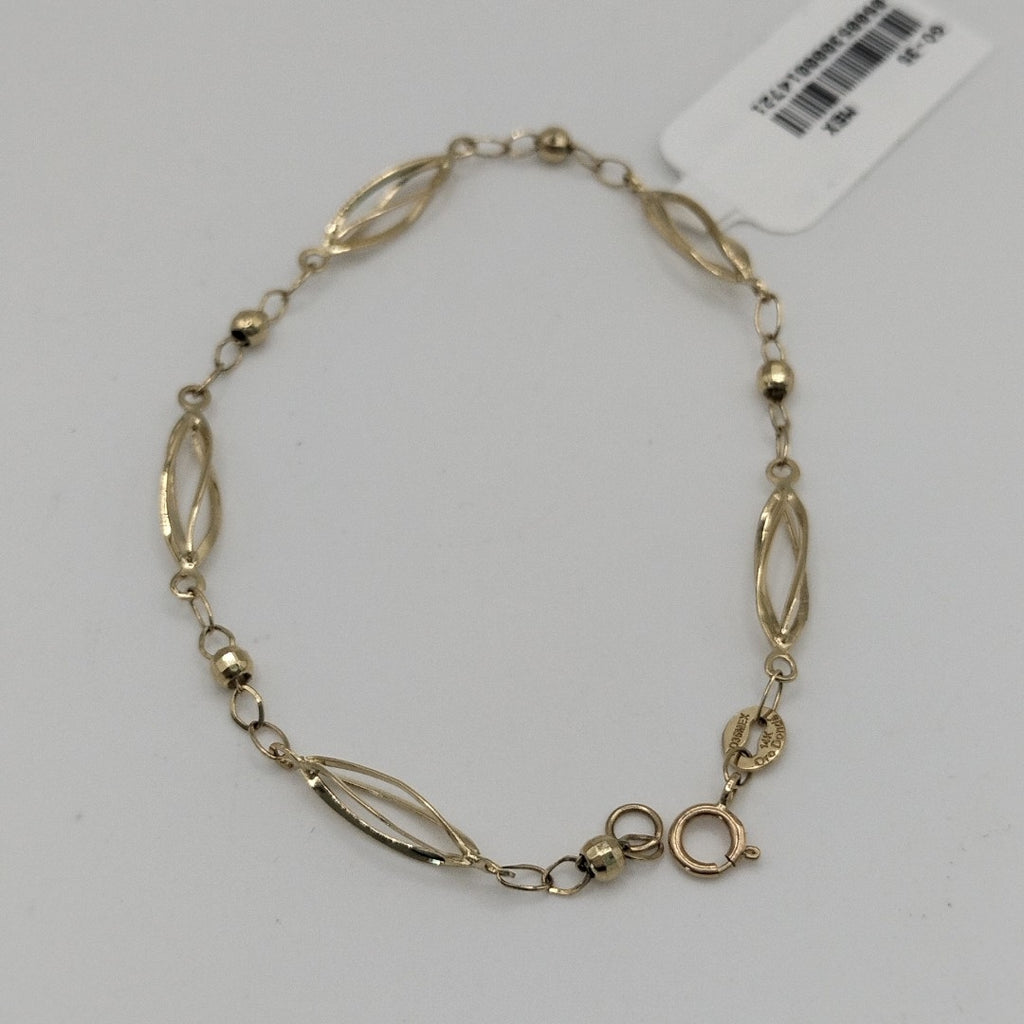 PULSERA ESPECIAL 14K 18 CM 2 GR (NUEVO)