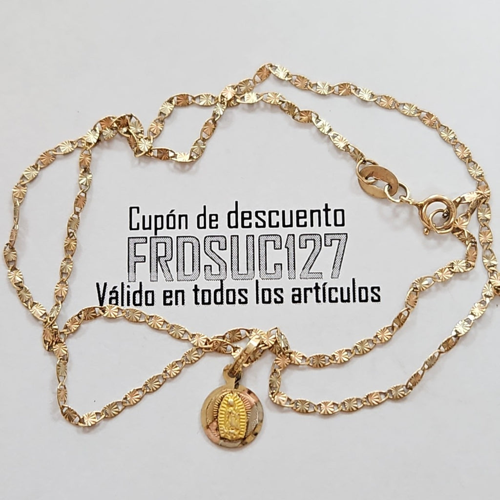 CADENA, DIJE ORO 10 K 1.8 GRMS (SEMINUEVO)