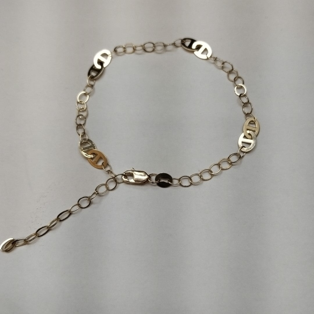 PULSERA ESPECIAL 14K 21 CM 1.9 GR (NUEVO)