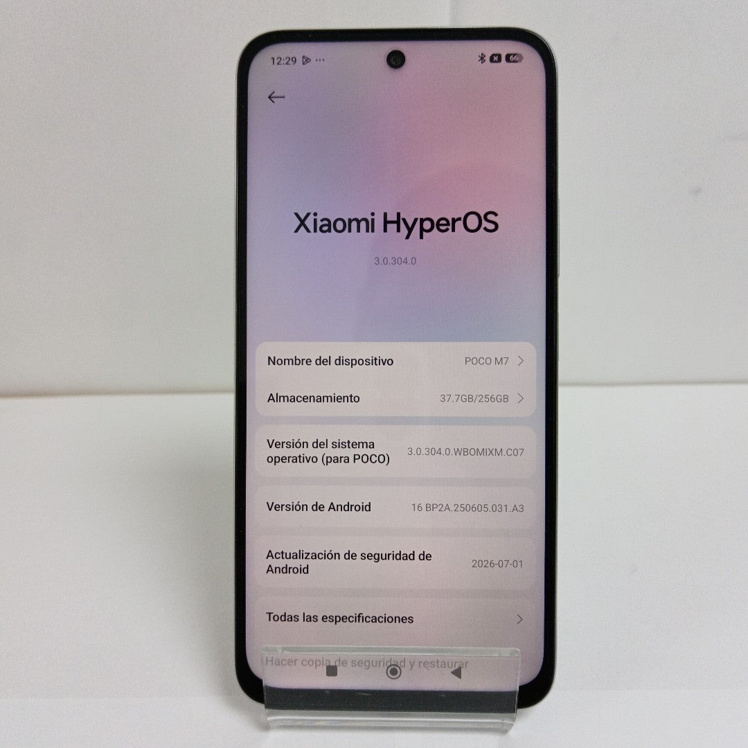 CELULAR XIAOMI POCO M7 25062PC34G (2025) 256 GB 8 GB RAM (SEMINUEVO)
