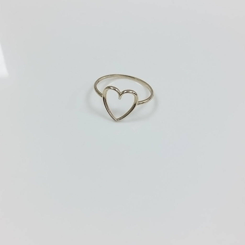 ANILLOS ANILLITO FIG CORAZON 10K TALLA 7 0.8 GR (NUEVO)