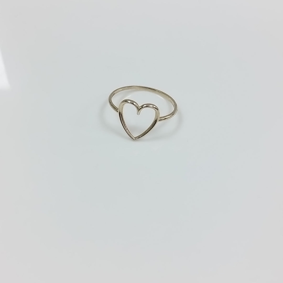 ANILLOS ANILLITO FIG CORAZON 10K TALLA 7 0.8 GR (NUEVO)