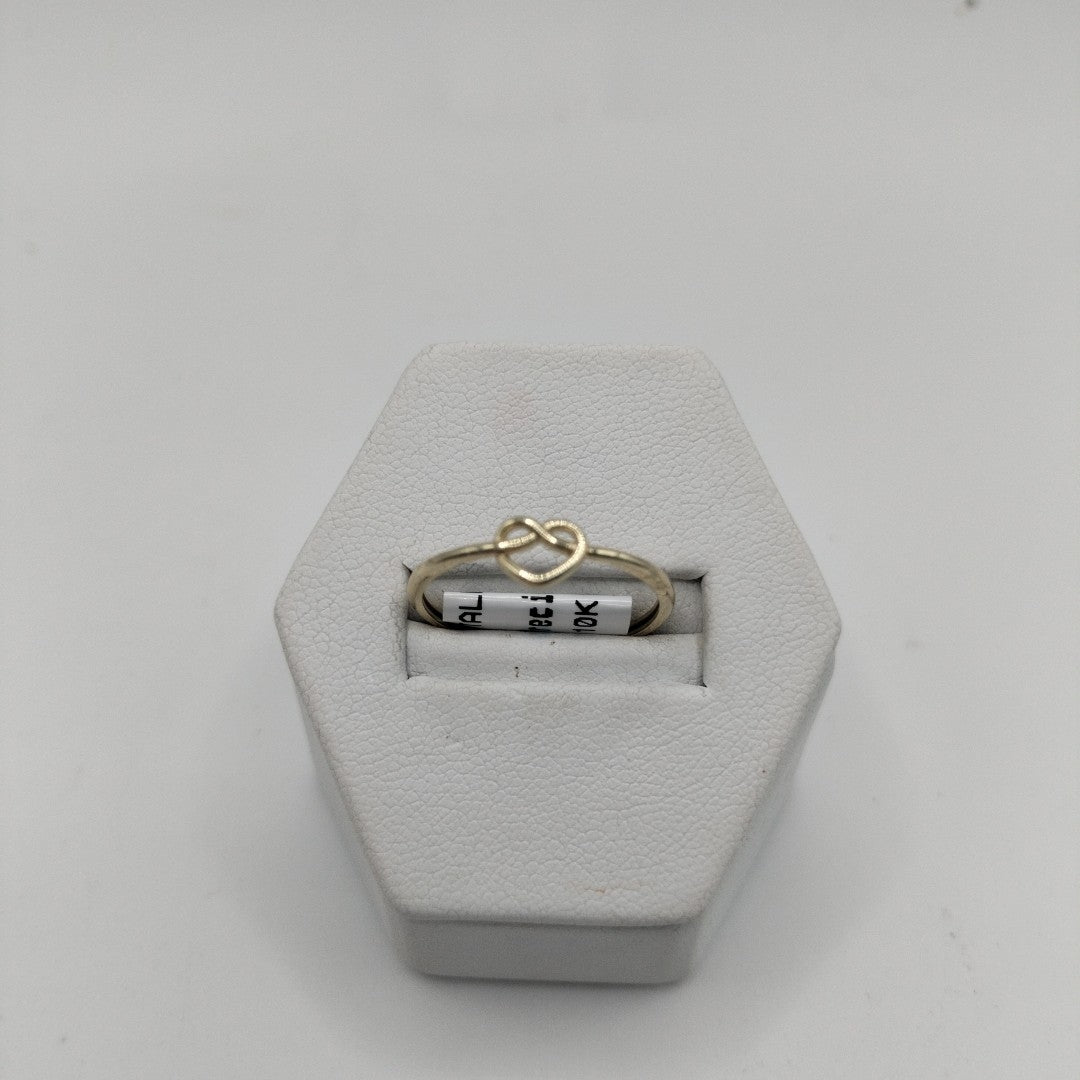 ANILLOS ANILLITO FIG CORAZON 10K TALLA 8 0.9 GR (NUEVO)