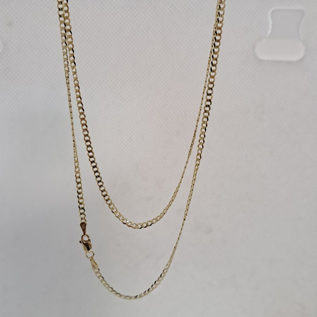CADENA BARBADA 14K 60 CM 5.9 GR (NUEVO)