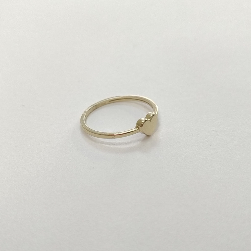 ANILLOS ANILLITO FIG CORAZON 10K TALLA 8 1.1 GR (NUEVO)