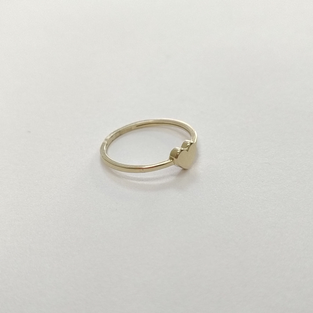 ANILLOS ANILLITO FIG CORAZON 10K TALLA 8 1.1 GR (NUEVO)