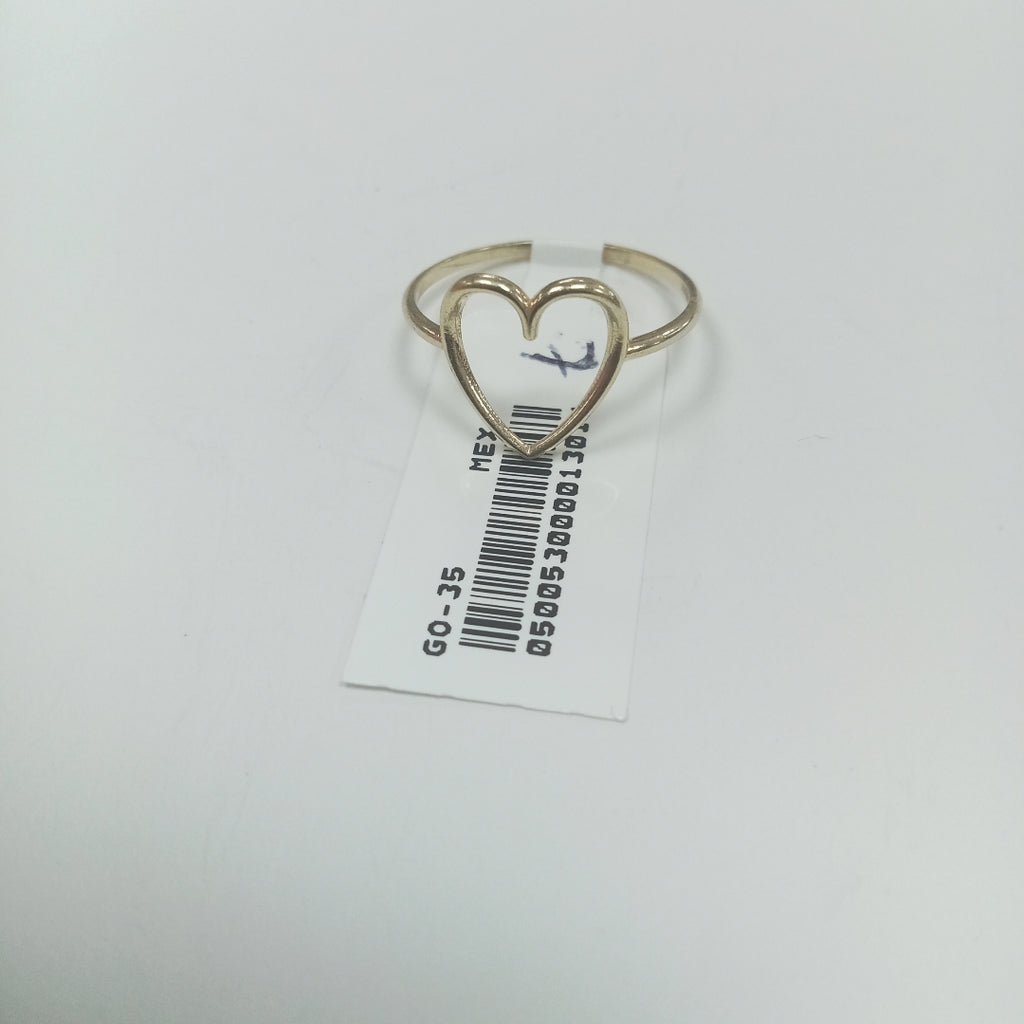 ANILLOS ANILLITO FIG CORAZON 10K TALLA 7 0.8 GR (NUEVO)