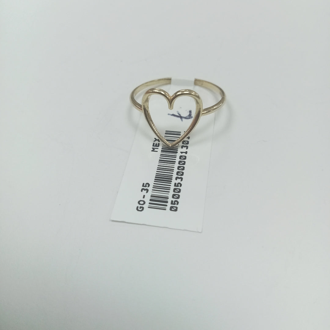 ANILLOS ANILLITO FIG CORAZON 10K TALLA 7 0.8 GR (NUEVO)