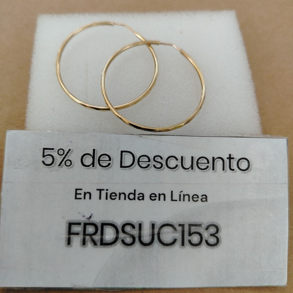 ARRACADAS PAR ORO 10 K 2,10 GRMS (SEMINUEVO)