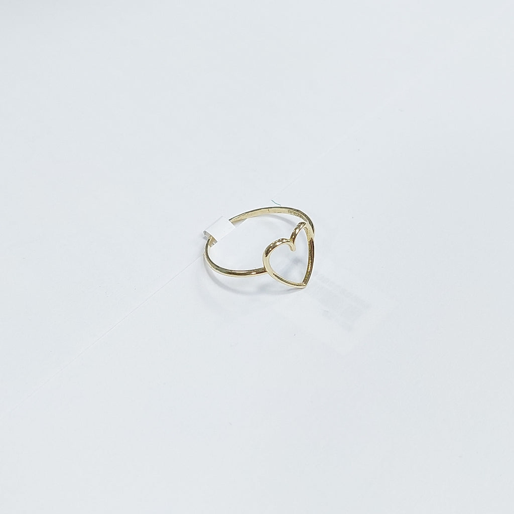 ANILLOS ANILLITO FIG CORAZON 10K TALLA 8 0.8 GR (NUEVO)