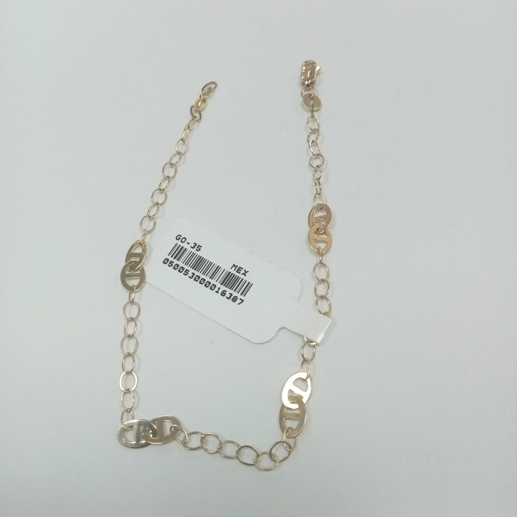 PULSERA ESPECIAL 14K 21 CM 1.8 GR (NUEVO)