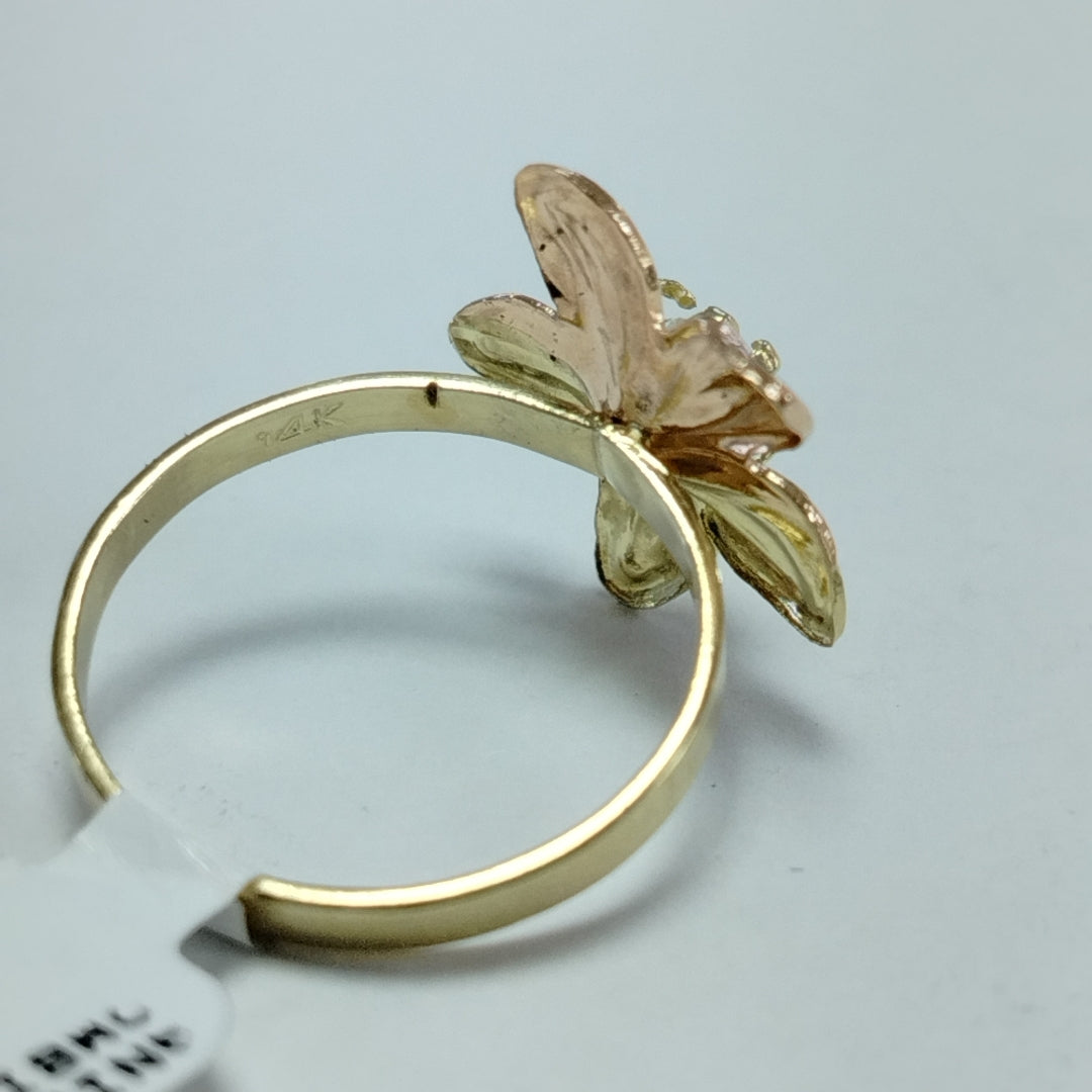 ANILLITO ORO, ORO COMBINADO 14 K 2.1 GRMS (SEMINUEVO)