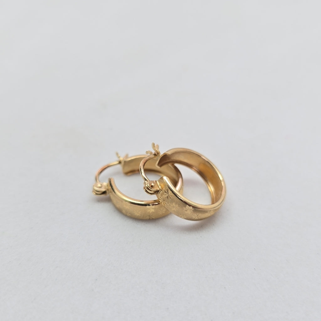 ARRACADAS PAR ORO 10 K 1.7 GRMS (SEMINUEVO)