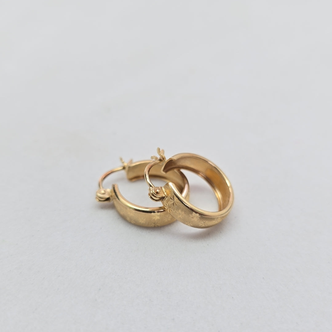 ARRACADAS PAR ORO 10 K 1.7 GRMS (SEMINUEVO)