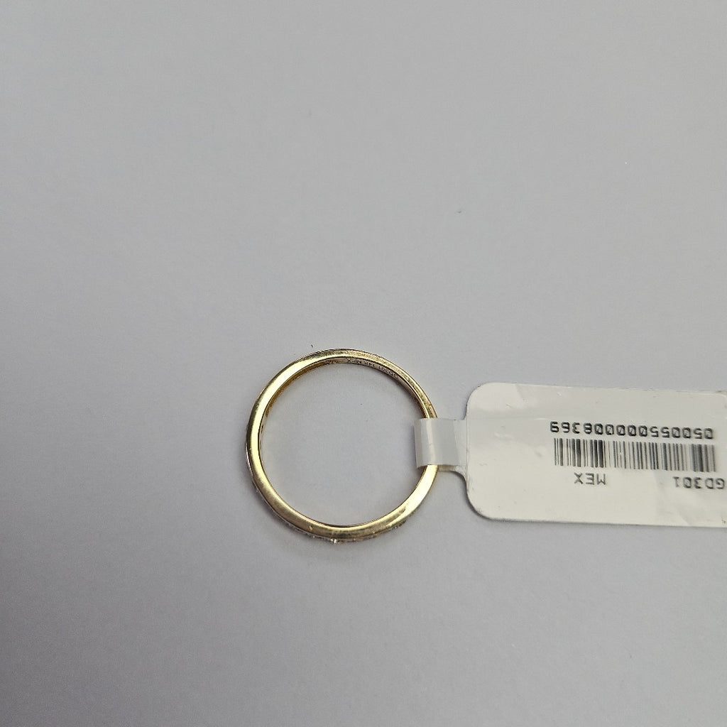 ANILLO ANILLITO C CIRCONIAS 14K 8 TALLA 2.2 GR (NUEVO)