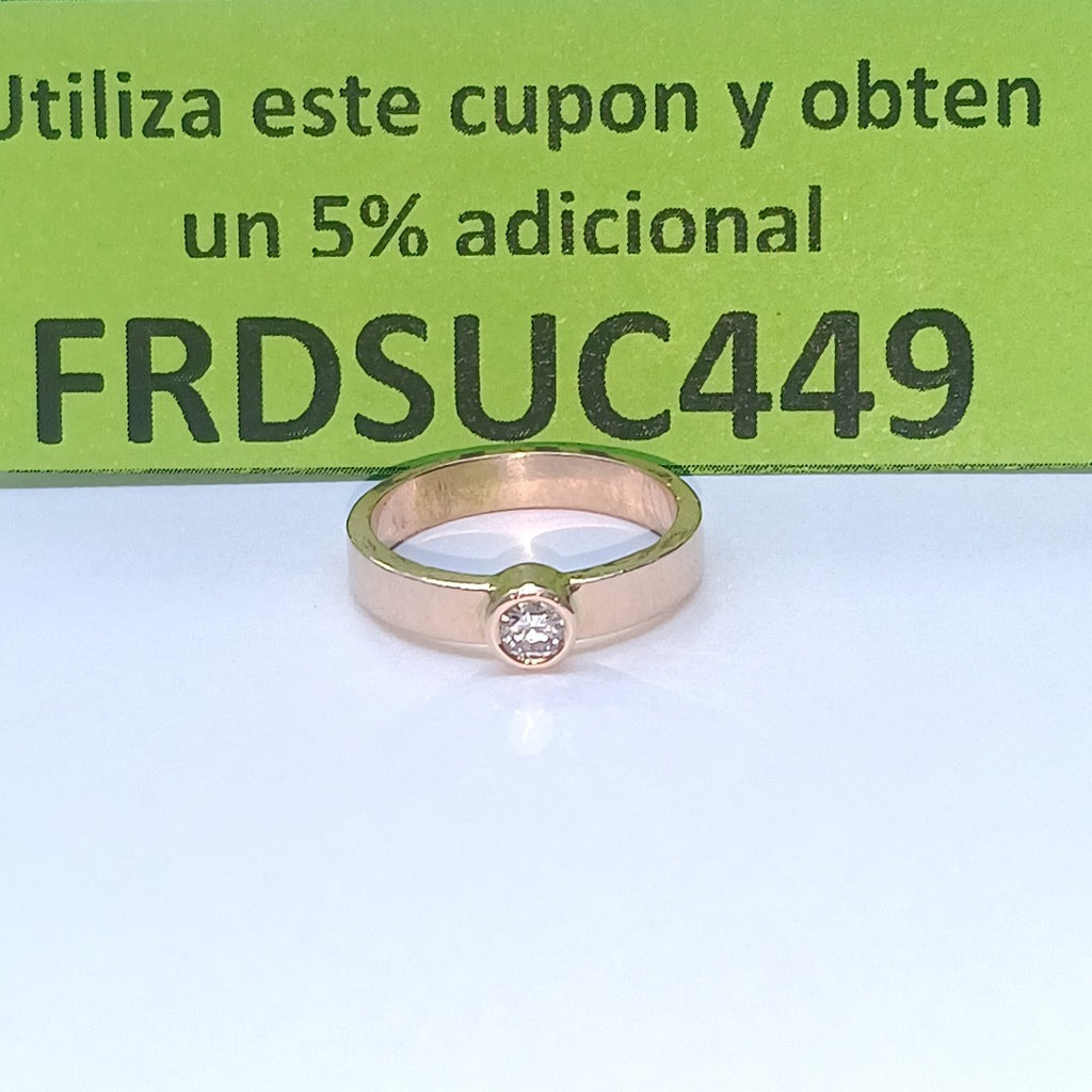 SOLITARIO ORO 14 K 3,80 GRMS (SEMINUEVO)