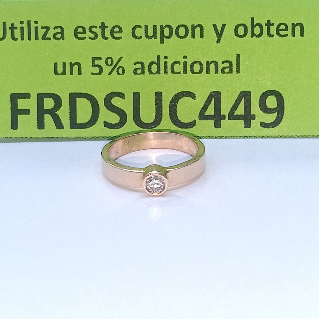 SOLITARIO ORO 14 K 3,80 GRMS (SEMINUEVO)