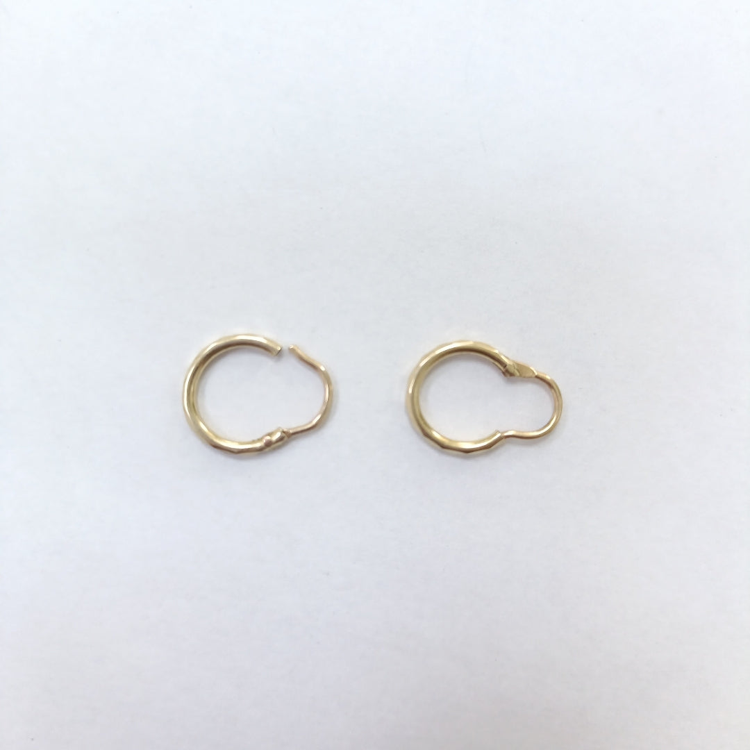 ARRACADAS PAR ORO 14 K 0.8 GRMS (SEMINUEVO)