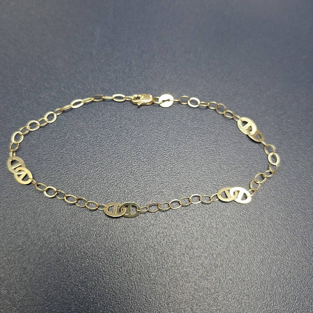 PULSERA ESPECIAL 14K 21 CM 1.8 GR (NUEVO)