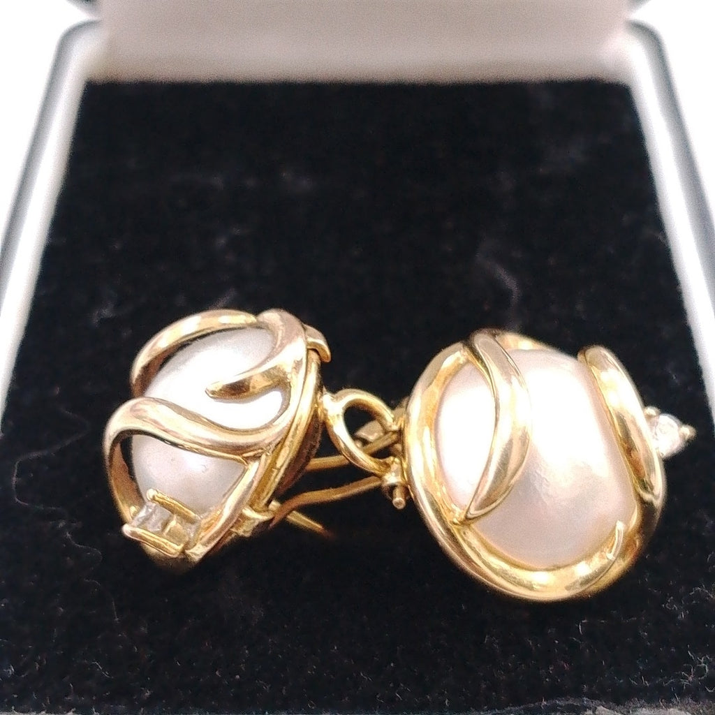 ARETES PAR ORO 14 K 9.5 GRMS (SEMINUEVO)