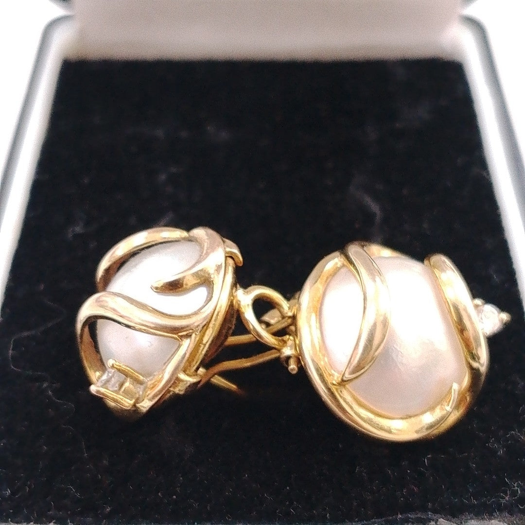 ARETES PAR ORO 14 K 9.5 GRMS (SEMINUEVO)