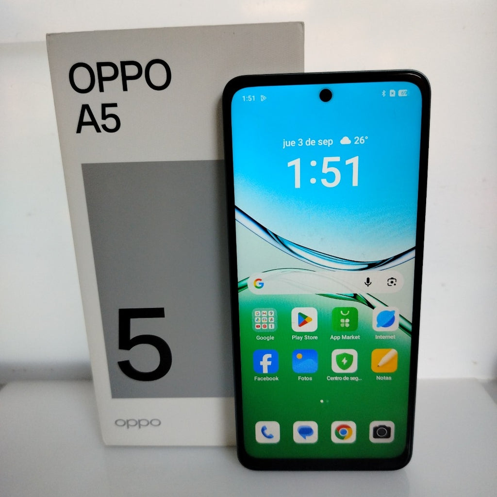CELULAR OPPO A5 CPH2727 (2025) 256 GB 4 GB RAM (SEMINUEVO)