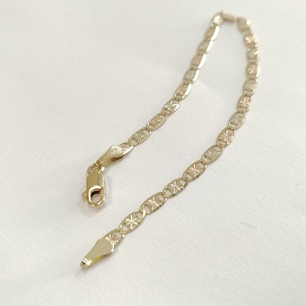 PULSERA GUCHI 14K 18 CM 3 GR (NUEVO)