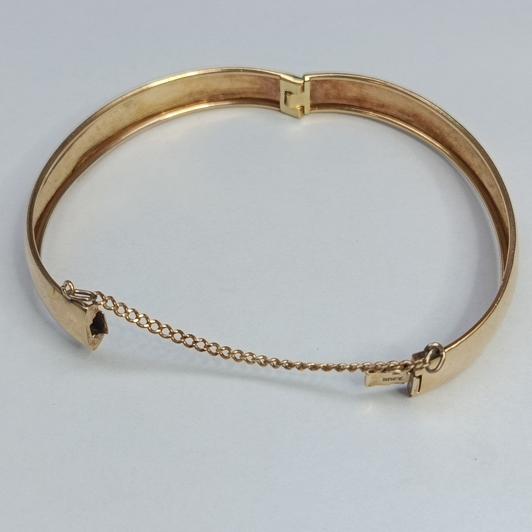 PULSERA RIGIDA ORO 14 K 14,10 GRMS (SEMINUEVO)
