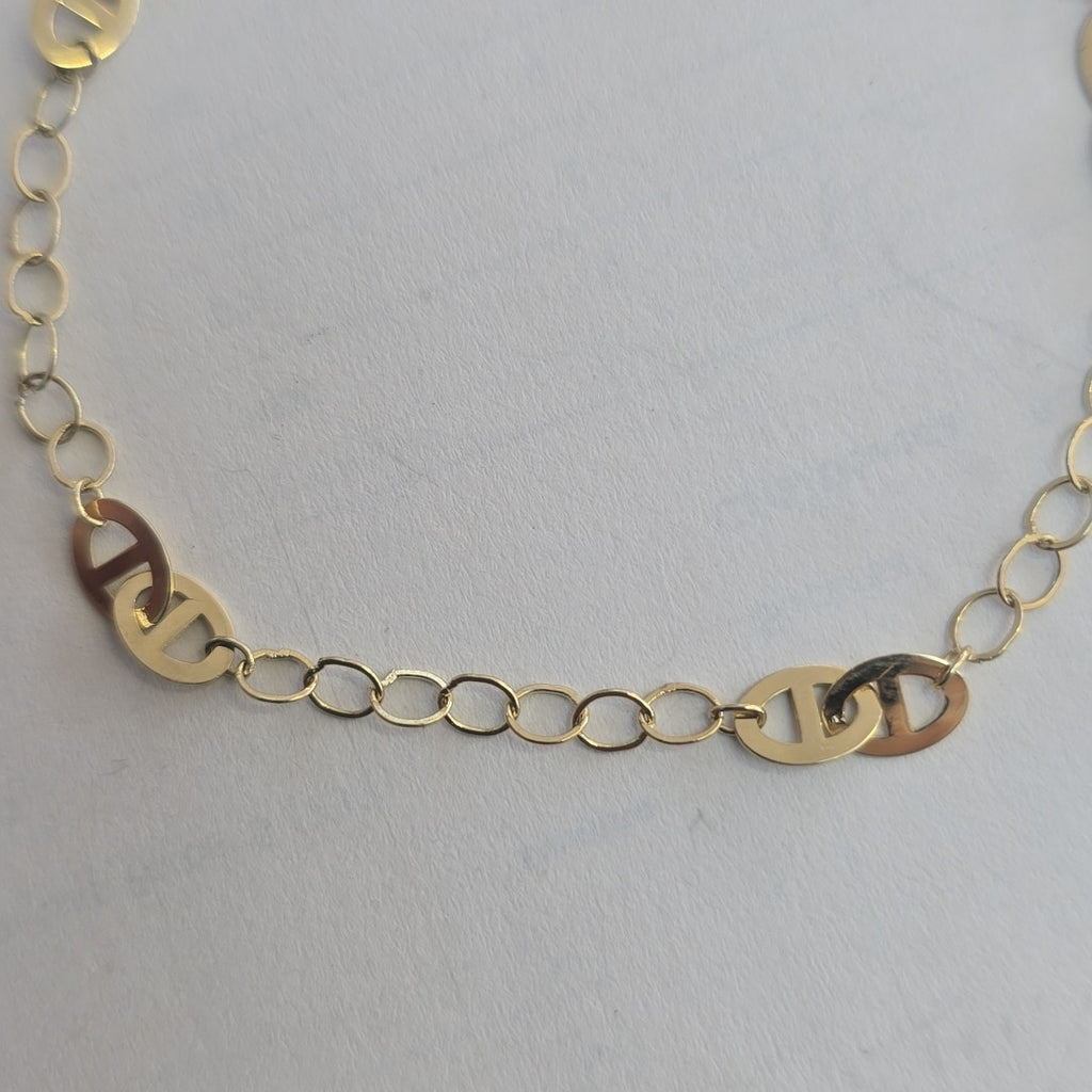 PULSERA ESPECIAL 14K 18 CM 1.5 GR (NUEVO)