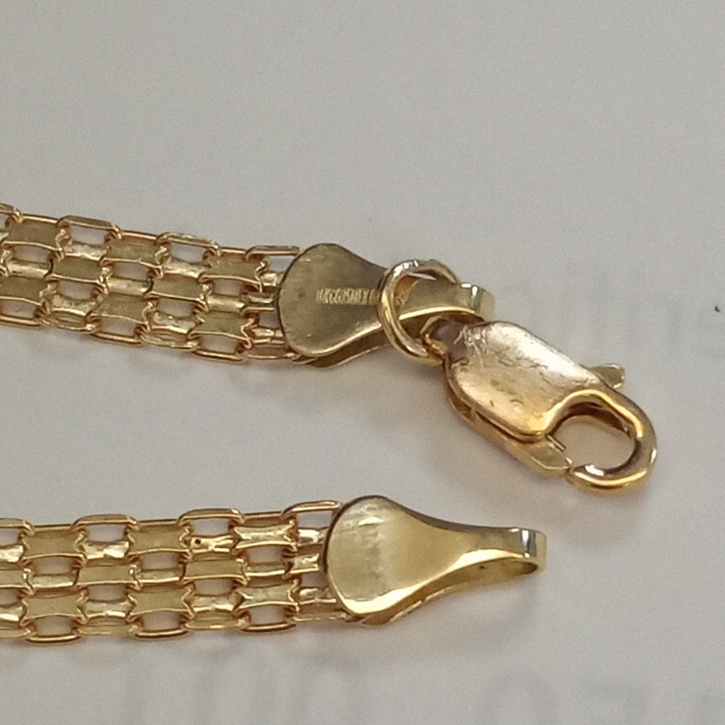 PULSERA ESPECIAL 10K 18 CM 3.8 GR (NUEVO)