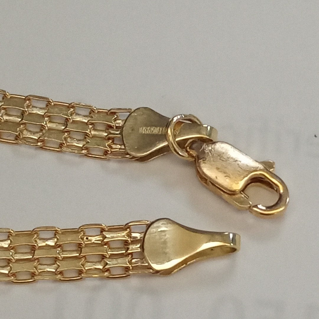PULSERA ESPECIAL 10K 18 CM 3.8 GR (NUEVO)