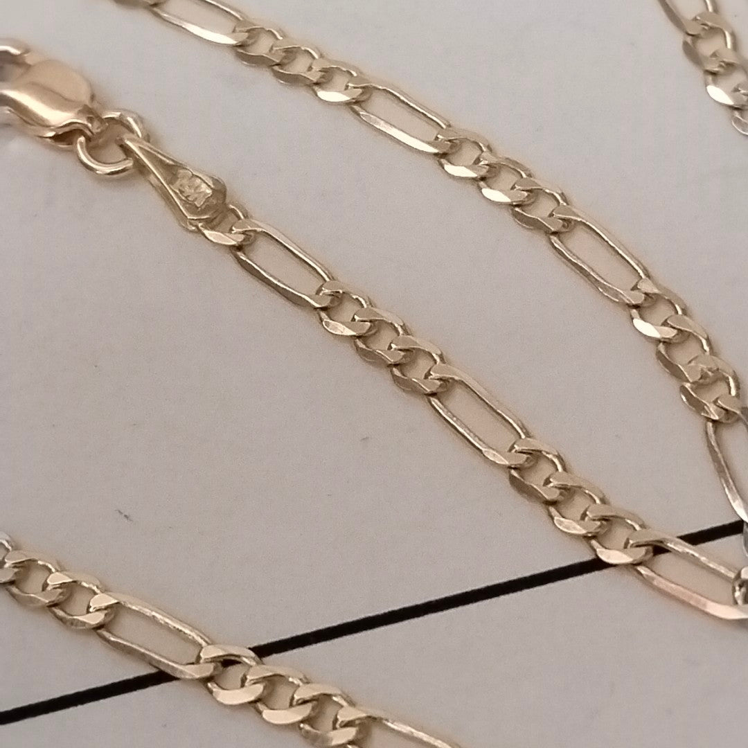 CADENA 3X1 14K 55 CM 4.9 GR (NUEVO)