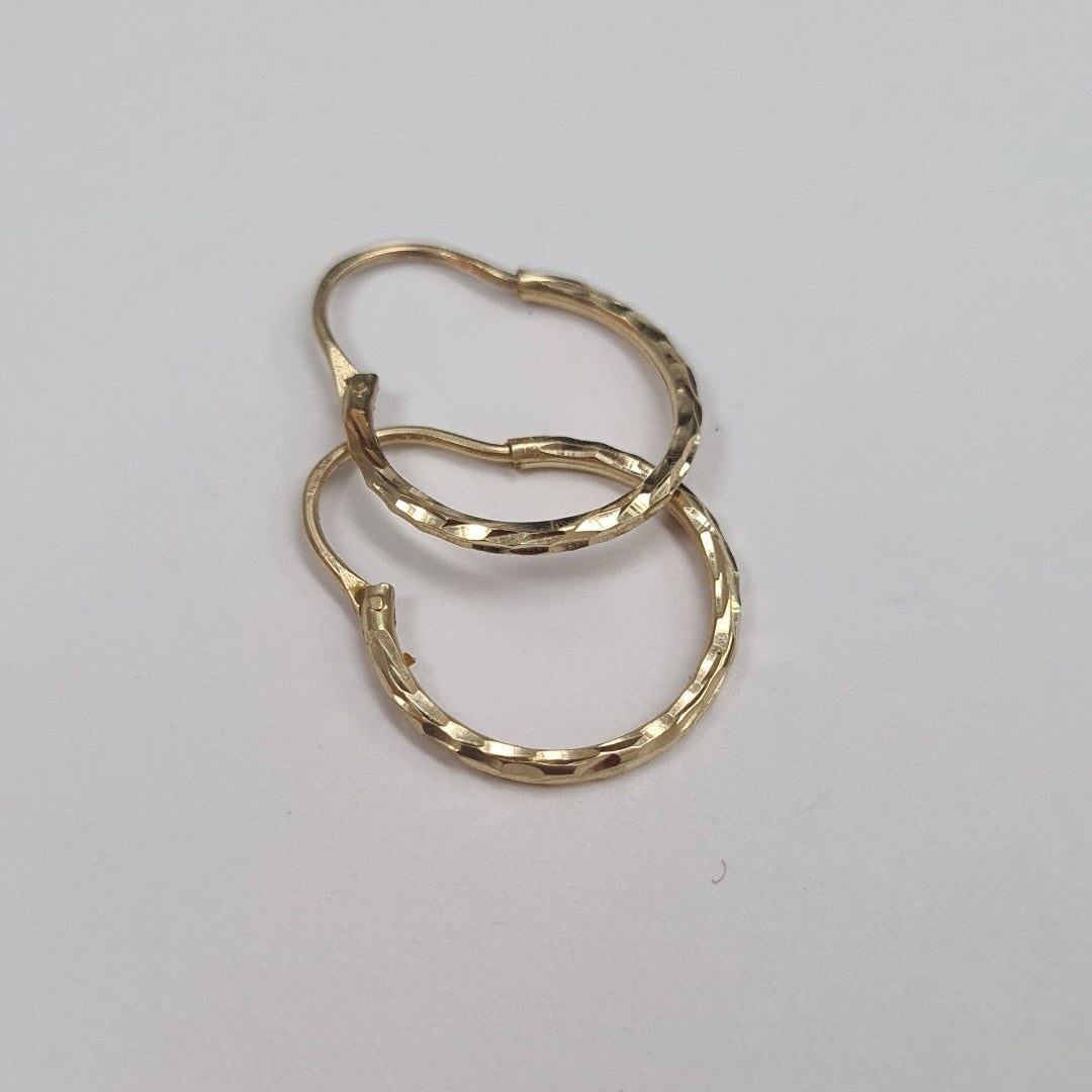 ARRACADAS PAR ORO 14 K 0.7 GRMS (SEMINUEVO)