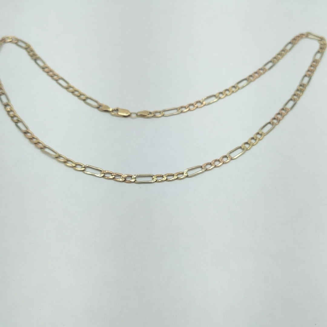 CADENA ORO COMBINADO 10 K 10 GRMS (SEMINUEVO)