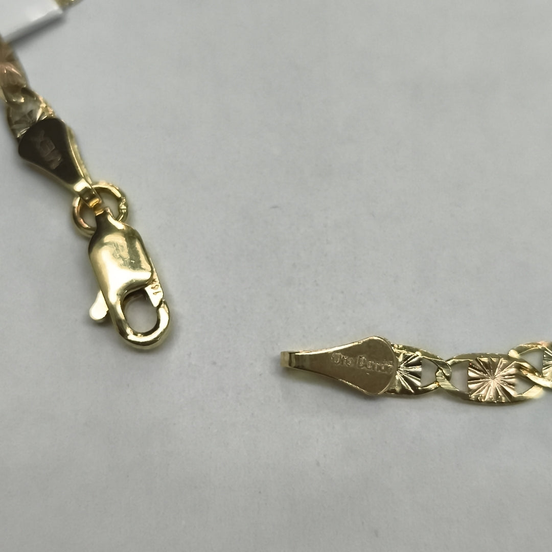 PULSERA GUCHI 14K 18 CM 2.8 GR (NUEVO)