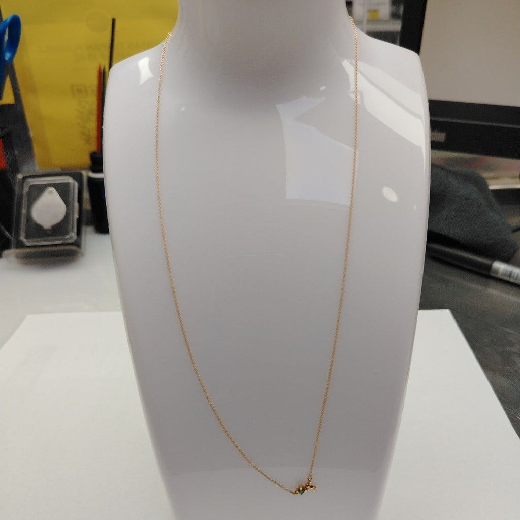 CADENA,DIJE ORO 18 K 1,30 GRMS (SEMINUEVO)