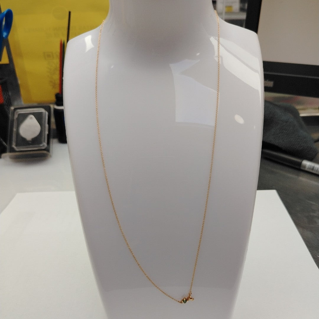 CADENA,DIJE ORO 18 K 1,30 GRMS (SEMINUEVO)