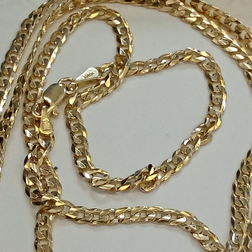CADENA BARBADA 14K 60 CM 10 GR (NUEVO)